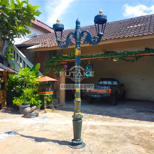 Tiang Lampu Ambarukmo Untuk Pedestrian Kota Yogyakarta