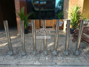 Bollard Trotoar Stainless Steel Pembatas Jalan