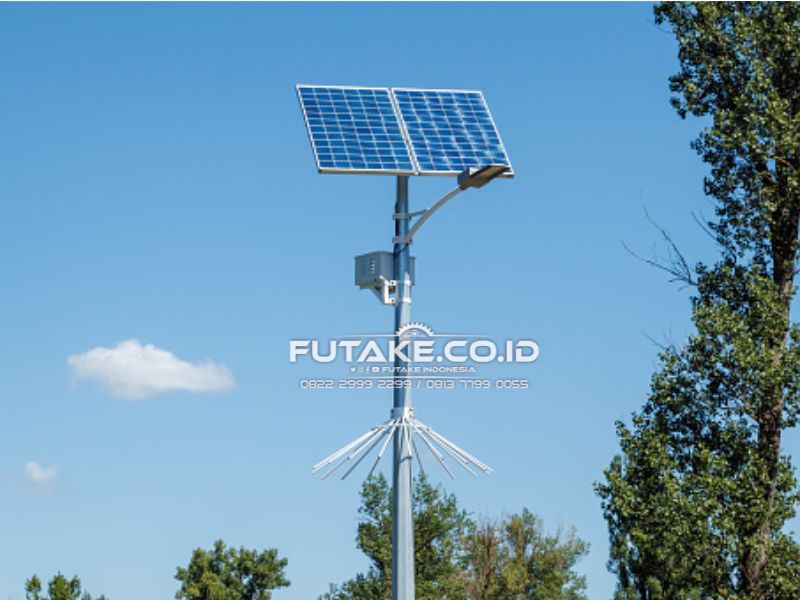 Tiang Lampu Taman Tenaga Surya Solar Cell Berkualitas