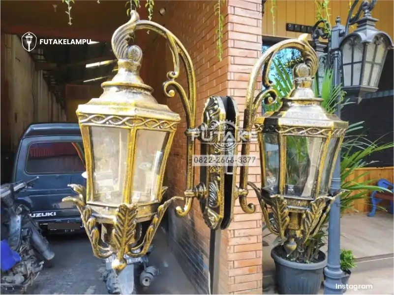 Lampu-Dinding-Outdoor-Gaya-Antik