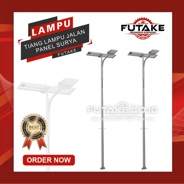Tiang-Lampu-Jalan-Sederhana-dengan-Panel-Surya