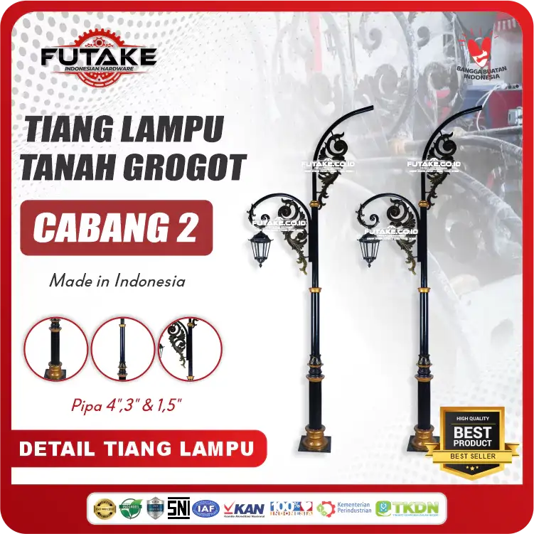 Tiang-Lampu-Jalan-dengan-Model-dari-Tanah-Grogo