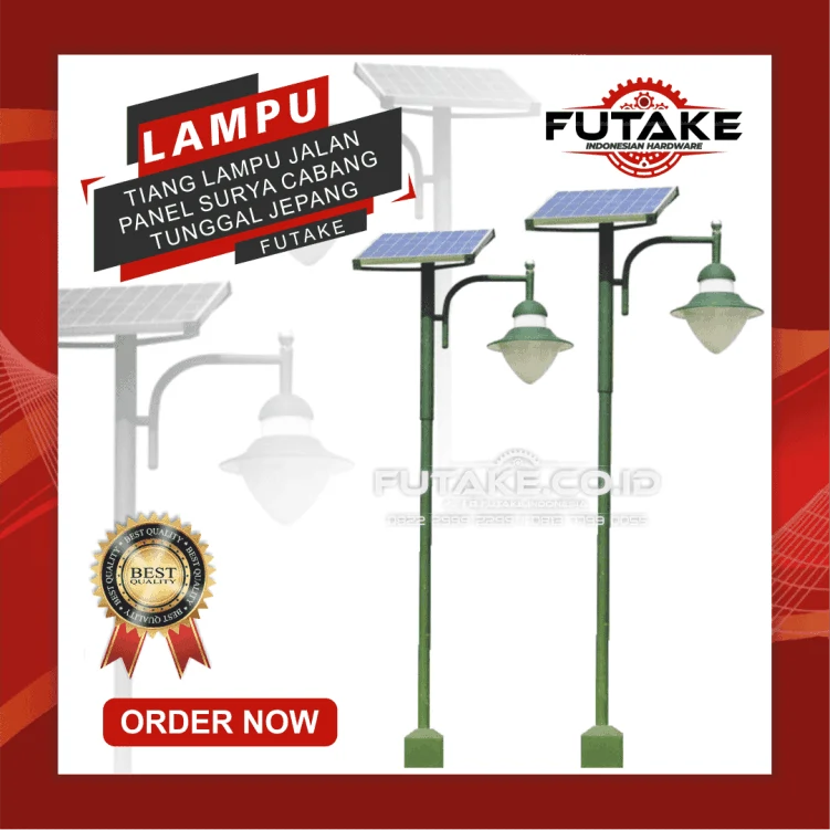 Tiang-Lampu-Jalan-dengan-Panel-Surya-ala-Jepang