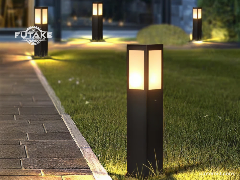bollard lampu untuk proyek penerangan outdoor