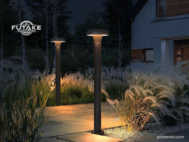 fungsi bollard lampu untuk penerangan area luar ruangan