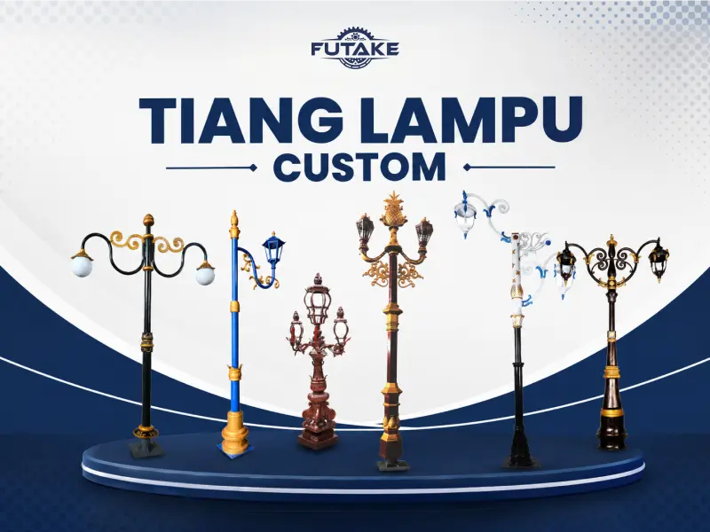 jasa tiang lampu jalan custom untuk berbagai kebutuhan