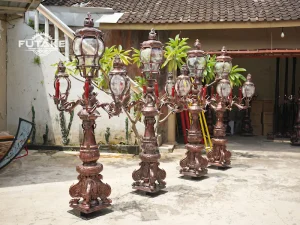 jasa pembuatan tiang lampu jalan custom sesuai dengan model proyek PJU