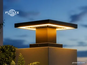 lampu LED pedestal light minimalis untuk taman dan pedestrian modern