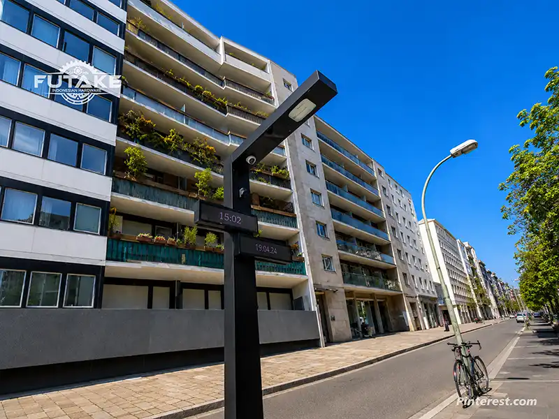 lampu pedestrian smart lighting di perkotaan