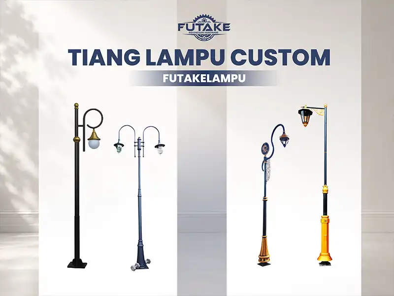 Ilustrasi layanan produsen tiang lampu jalan custom Futakelampu untuk berbagai kebutuhan proyek.