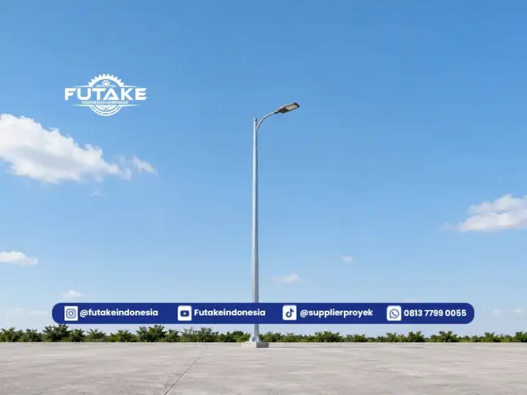 tiang lampu jalan 9 meter dan harga terbaru terupdate termurah