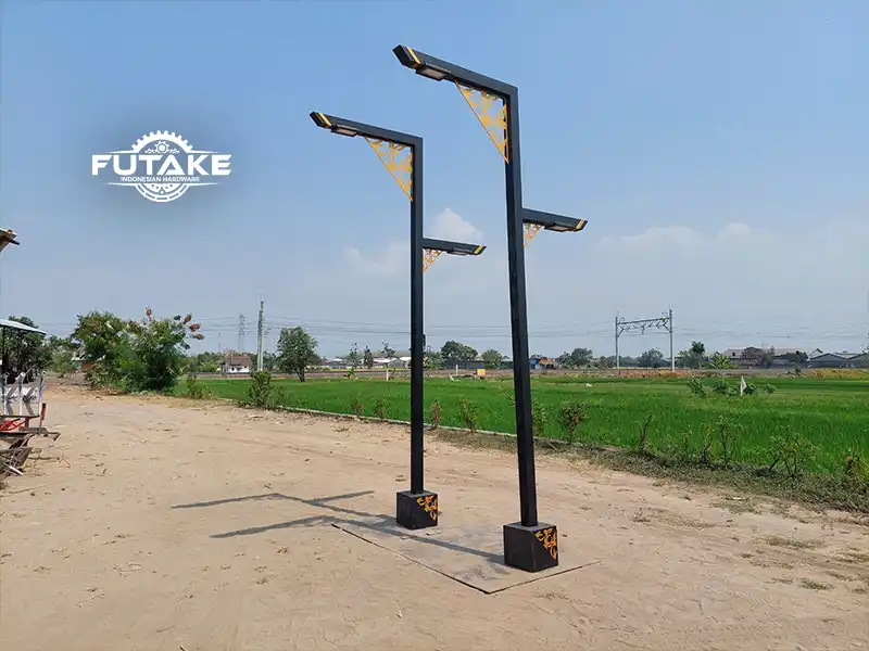 model tiang lampu yang digunakan untuk proyek pemerintahan atau instansi