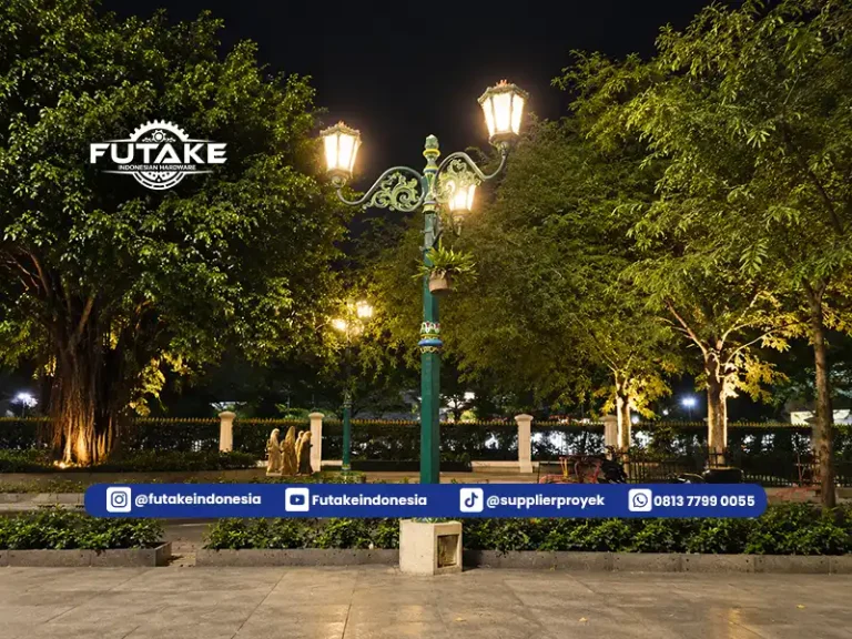 tiang lampu lansung dari produsen yang bisa digunakan untuk kawasan wisata