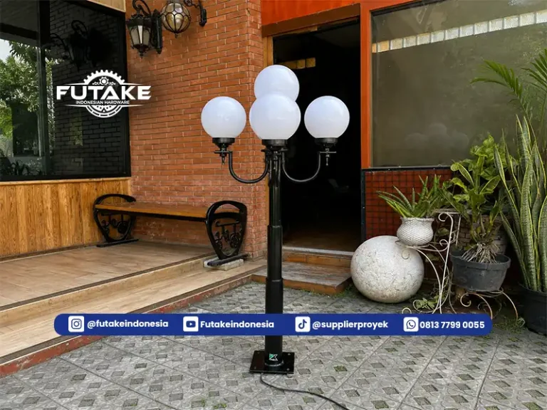 tiang lampu taman antik langsung dari produsen